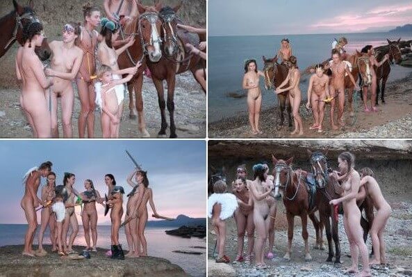 Mystical Horsey Riders Series photos - Must always be without clothes