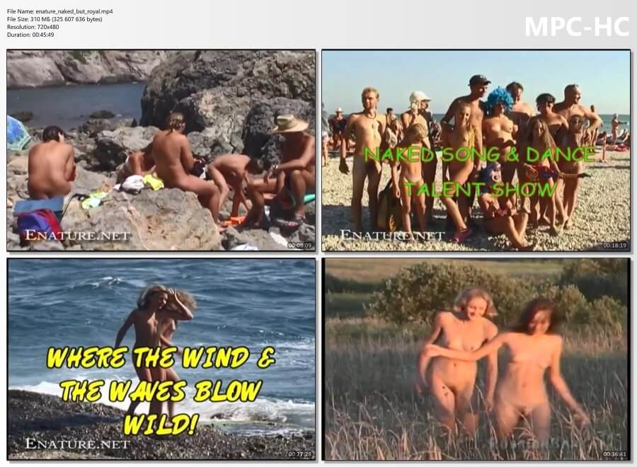 Enature - Naked royal vacation at sea - Naturism promotes openness toward the body
