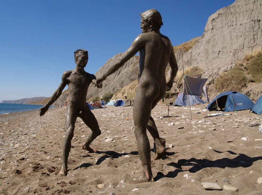 Jr Nudist Nude Beach Mud Soldiers photos - Unlimited freedom is the guiding principle of nudism and naturism