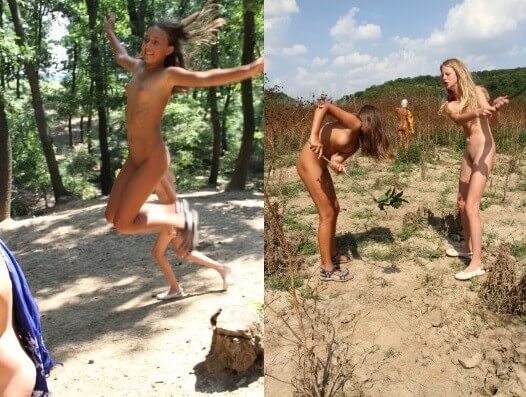 Sailing Ship Family photos - Living together in nature is a hallmark of nudists