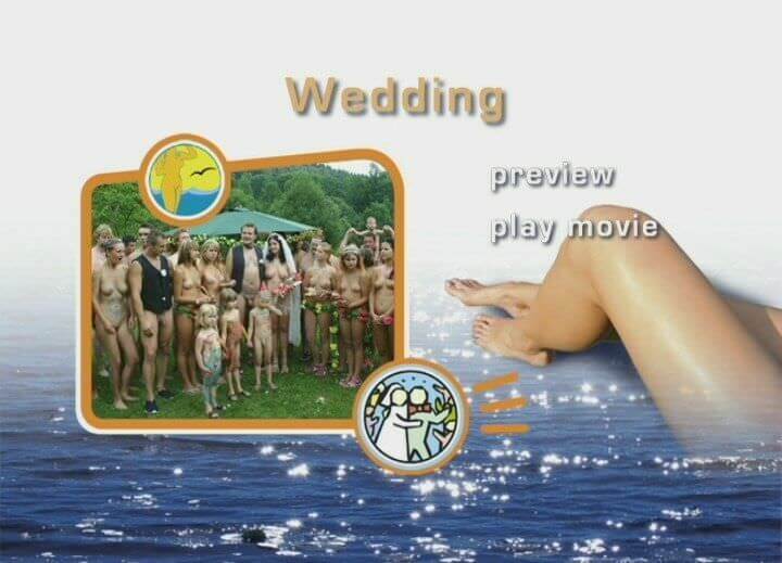 A wedding in a nudist collective - Naturism and nudism are an ancient philosophy of respect for oneself and the world