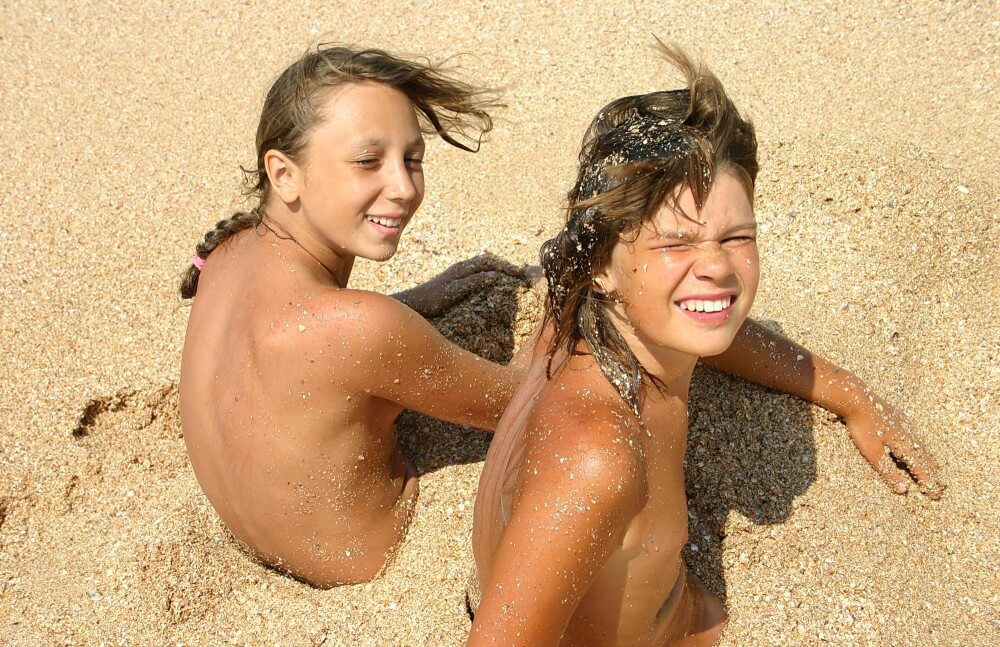 Ocean Beach Relaxing Photo Set - In ancient times, sports were practiced in the nude