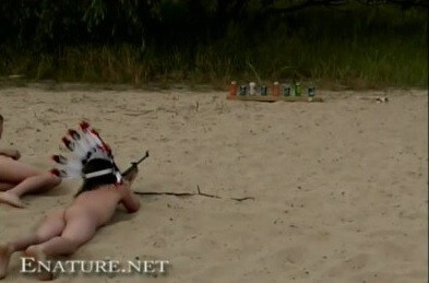 Enature - naked shoot out - Naturism as the meaning of life