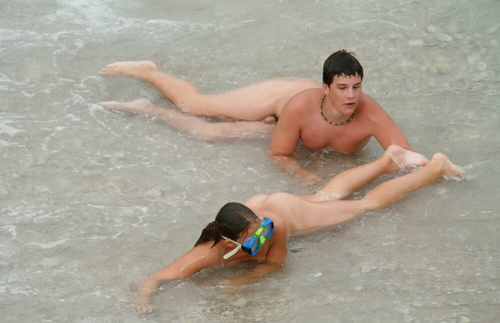 Wading In The Shallows pics - Simplicity and naturalness are valued in nudism