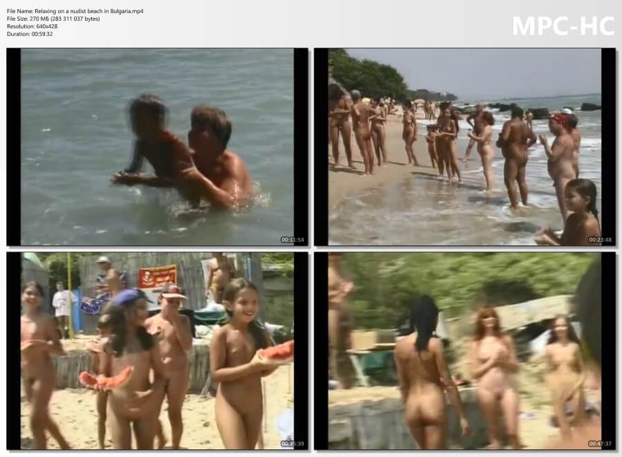 Relaxing on a nudist beach in Bulgaria - Living freely and naturally is the dream of naturism and nudism advocates