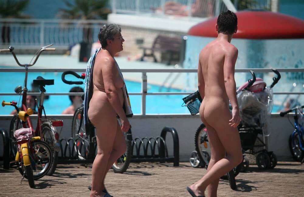 Sun-Soaked Sidewalk pics - Freedom is an integral part of naturism