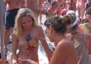 Neptune Ocean Festival # 2 Full HD - Values trust and friendliness among naked people