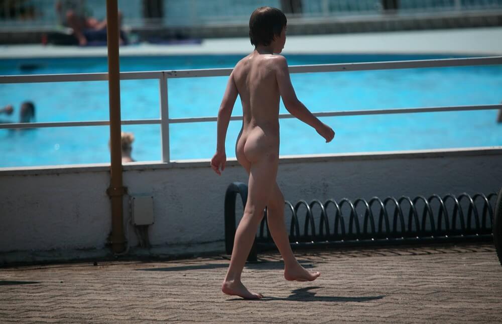 Grassy Patio Nature Hike - We have nothing against nudism per se