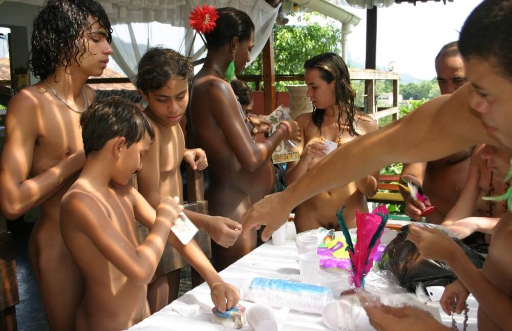 Brazilian Sunshine Beauty photos - People practice nudism to achieve harmony with nature