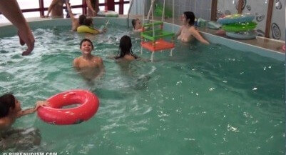 Indoor Swim Exercise 2 Full HD video - Thoughts on Naturism