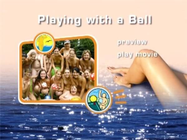 Naturist Freedom: Playing with a ball - Nudism knows no boundaries