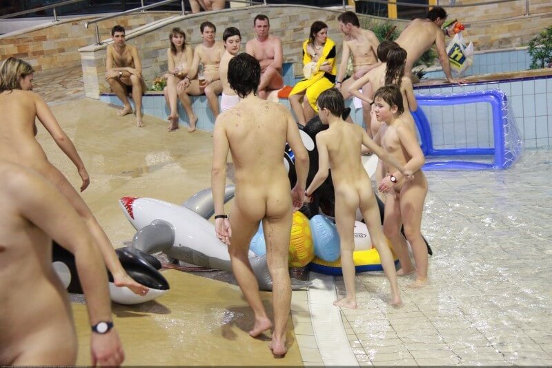 Pool day celebration Big gallery - Nudity fosters trust and honesty