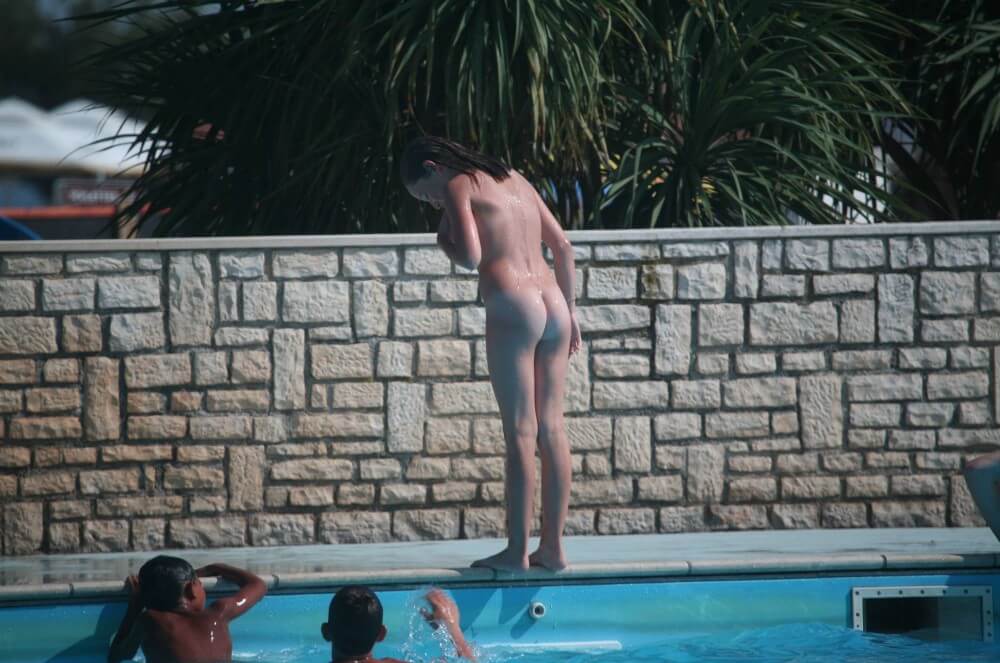 Naturist Pool-Side Singles pics - The practice of naturism fosters inner harmony