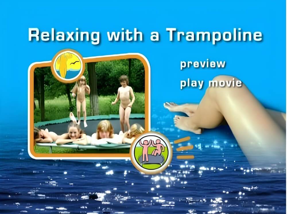 Naturist Freedom: Relaxing with a trampoline DVD - Nudism helps us understand the true meaning of freedom