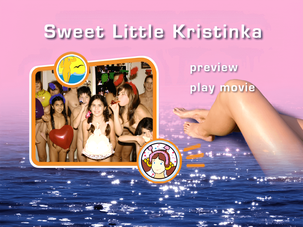Naturist Freedom: Sweet Little Kristinka DVD - Nudism has been around for a very long time